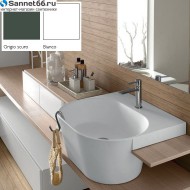 Комплект мебели Novello Canestro, 140 см, цвет белый / серый матовый лак. - Интернет магазин сантехники Екатеринбург Sannet66.Ru / Саннэт